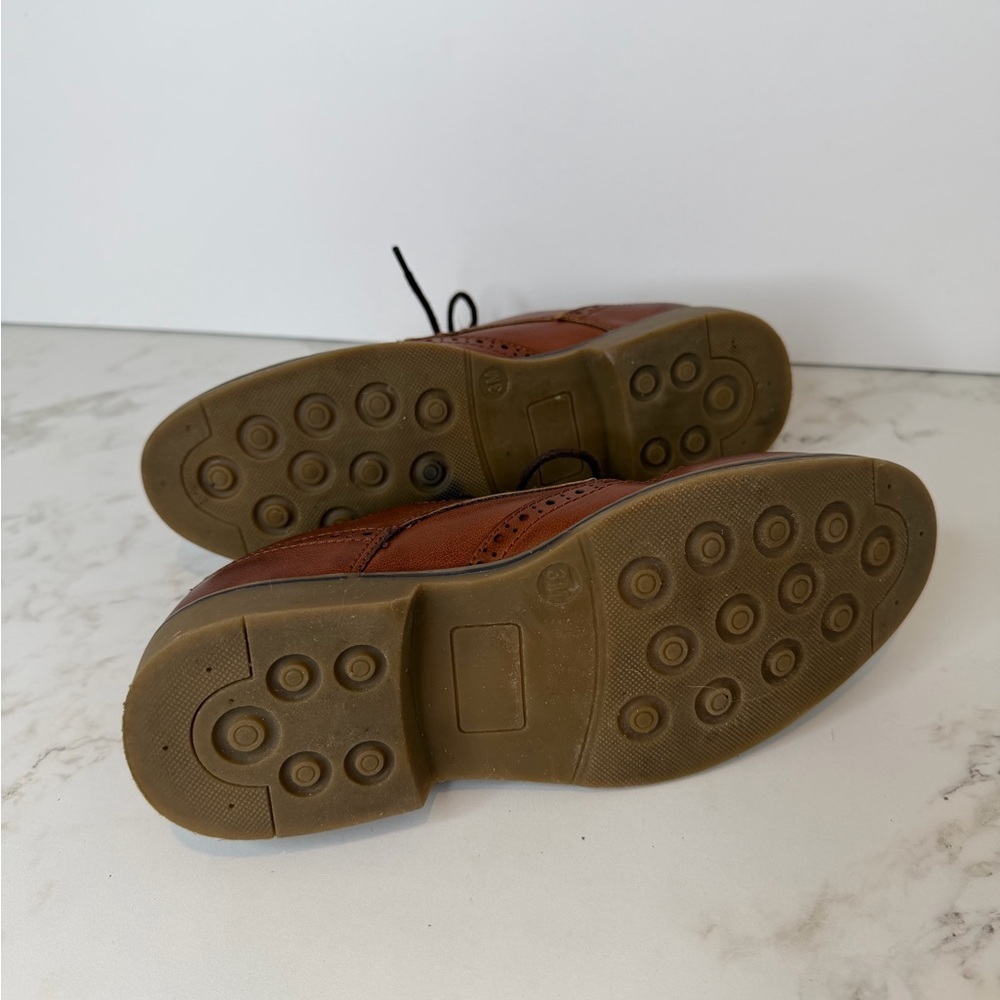 Aldo Kids Brown Leather Dress Shoes - Picture 9 of 13